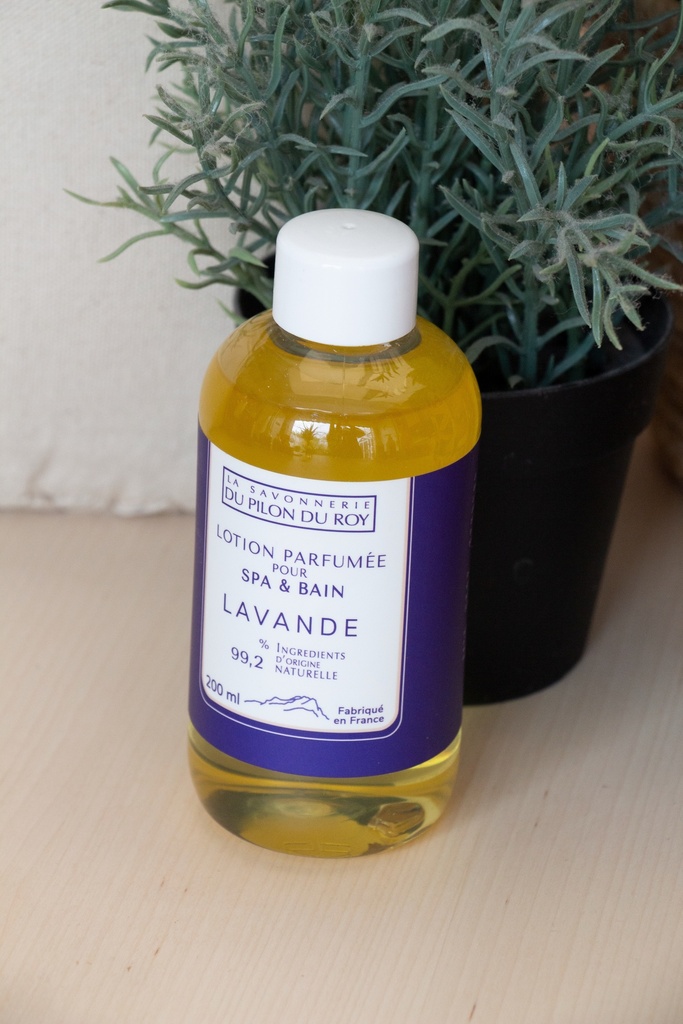 Lotion de bain aux huiles essentielles de Lavande et d’Orange douce 200ml
