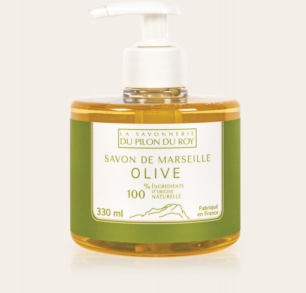 Savon liquide de Marseille à l’huile d’Olive Bio 330ml