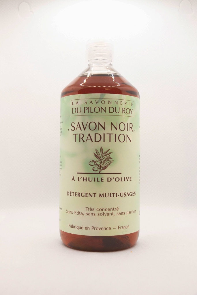 Savon Noir ménager à l’huile d’Olive 1L