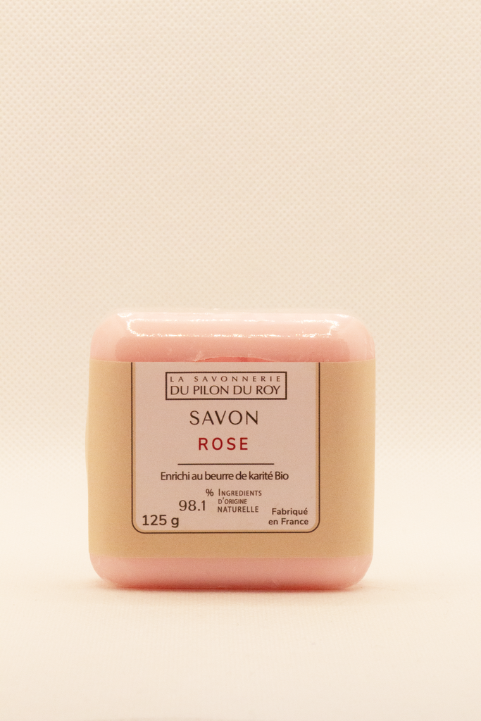 [SV125ROS] Jabón vegetal de rosa 125g