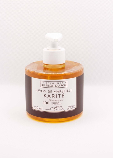 [SLK03L] Savon liquide de Marseille au beurre de Karité 330ml