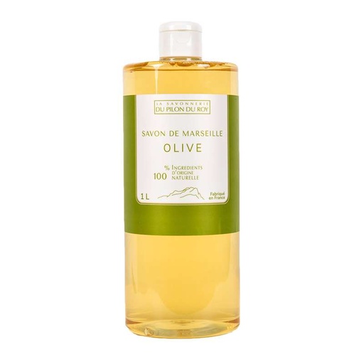 [SLO1L] Savon liquide de Marseille à l’huile d’Olive Bio 1L